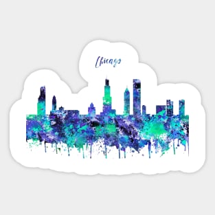 Chicago skyline Sticker